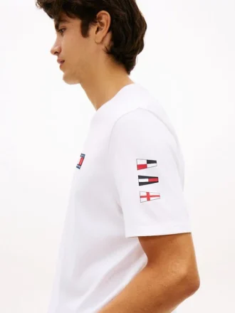 T-shirt com logótipo de vela