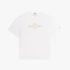 T-shirt com logótipo do clube em tom dourado