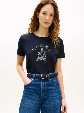 T-shirt com logótipo do farol
