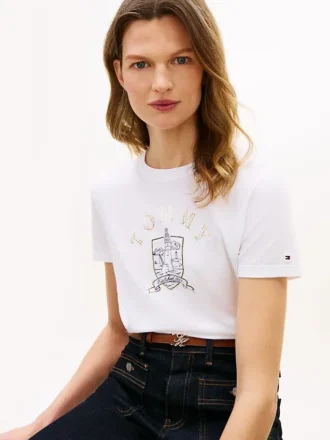 T-shirt com logótipo do farol