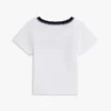 T-shirt com logótipo e riscas de bandeira para bebés T-shirt com logótipo e riscas de bandeira para bebés