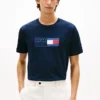 T-shirt com logótipo Flag Box T-shirt com logótipo Flag Box