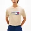 T-shirt com logótipo Flag Box T-shirt com logótipo Flag Box