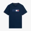 T-shirt com logótipo Flag Box T-shirt com logótipo Flag Box