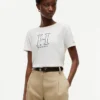 T-shirt com logótipo H floral