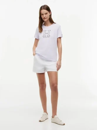 T-shirt com logótipo H floral
