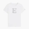 T-shirt com logótipo H floral