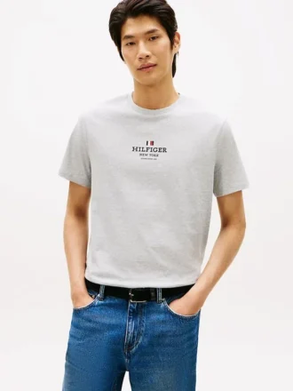 T-shirt com logótipo Hilfiger