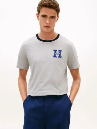 T-shirt com logótipo Hilfiger