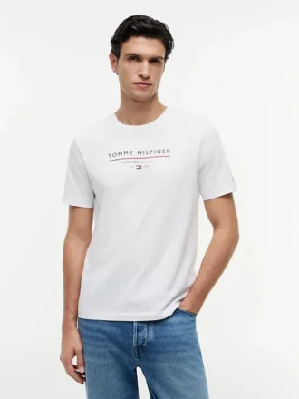 T-shirt com logótipo Hilfiger