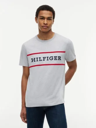 T-shirt com logótipo Hilfiger