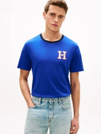 T-shirt com logótipo Hilfiger
