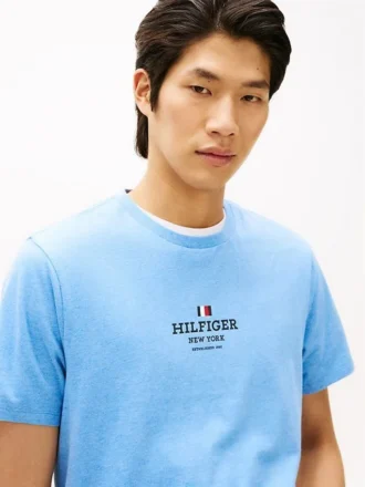 T-shirt com logótipo Hilfiger