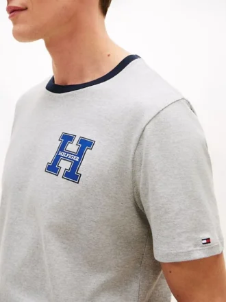 T-shirt com logótipo Hilfiger