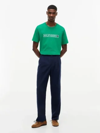 T-shirt com logótipo Hilfiger