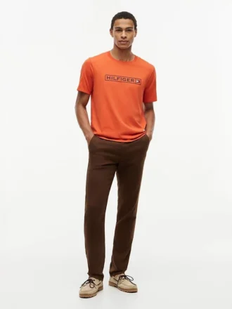 T-shirt com logótipo Hilfiger