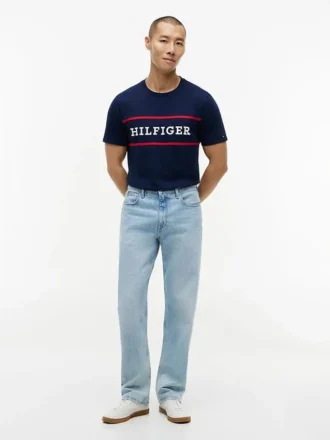 T-shirt com logótipo Hilfiger