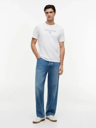 T-shirt com logótipo Hilfiger