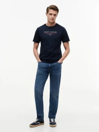 T-shirt com logótipo Hilfiger