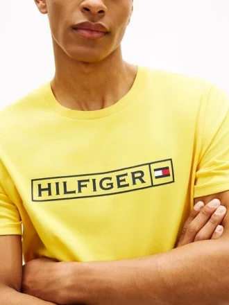 T-shirt com logótipo Hilfiger