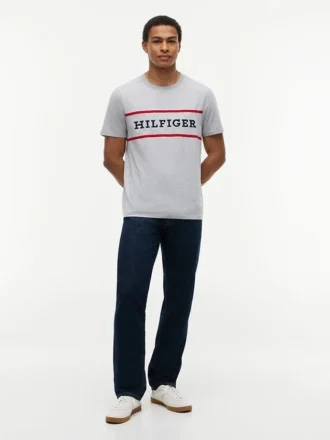 T-shirt com logótipo Hilfiger