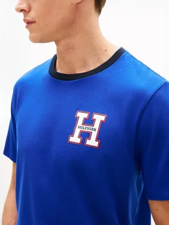 T-shirt com logótipo Hilfiger