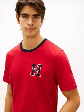 T-shirt com logótipo Hilfiger