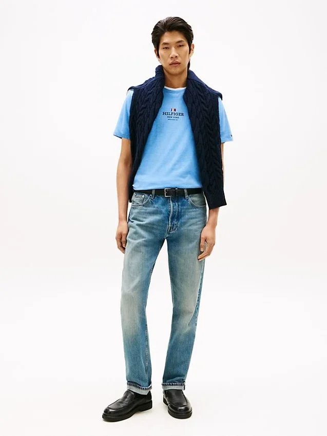 T-shirt com logótipo Hilfiger T-shirt com logótipo Hilfiger