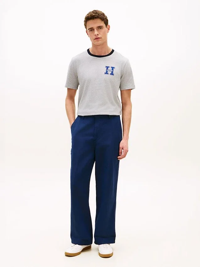 T-shirt com logótipo Hilfiger T-shirt com logótipo Hilfiger