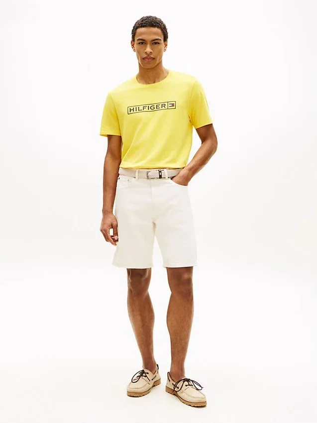 T-shirt com logótipo Hilfiger T-shirt com logótipo Hilfiger