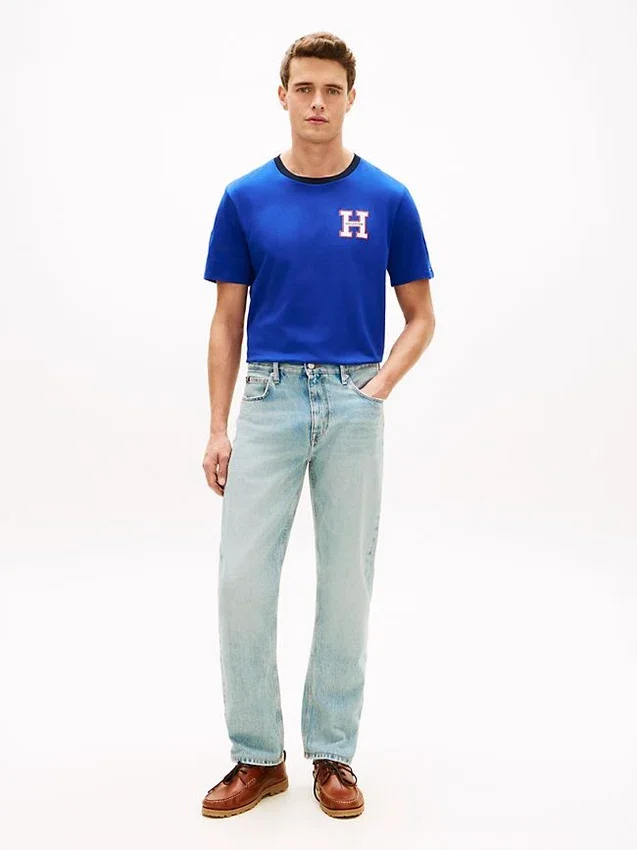 T-shirt com logótipo Hilfiger T-shirt com logótipo Hilfiger