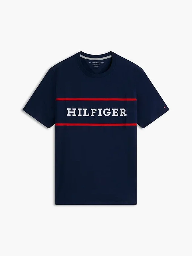 T-shirt com logótipo Hilfiger T-shirt com logótipo Hilfiger