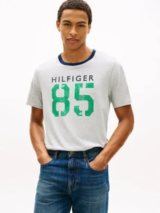 T-shirt com logótipo Hilfiger 85