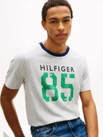 T-shirt com logótipo Hilfiger 85
