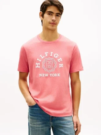 T-shirt com logótipo Hilfiger Arch