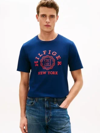 T-shirt com logótipo Hilfiger Arch