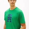 T-shirt com logótipo monograma