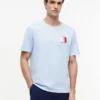 T-shirt com logótipo monograma em blocos de cor