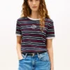 T-shirt com logótipo monotipo
