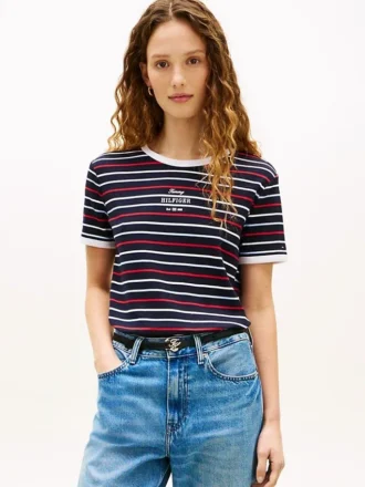 T-shirt com logótipo monotipo