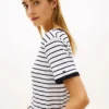 T-shirt com logótipo monotipo