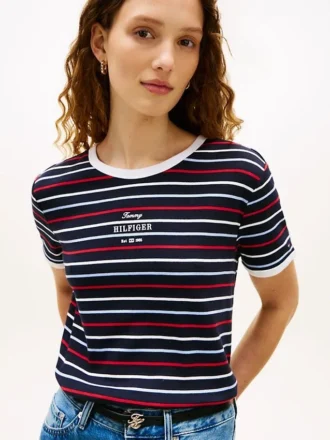 T-shirt com logótipo monotipo