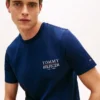 T-shirt com logótipo nas costas em algodão slub