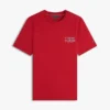 T-shirt com logótipo nas costas em algodão slub