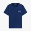 T-shirt com logótipo nas costas em algodão slub