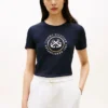 T-shirt com logótipo âncora TH T-shirt com logótipo âncora TH