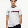 T-shirt com logótipo Signature Flag Stripe