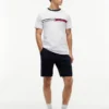 T-shirt com logótipo Signature Flag Stripe