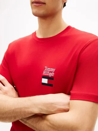 T-shirt com logótipo sobreposto