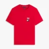 T-shirt com logótipo sobreposto